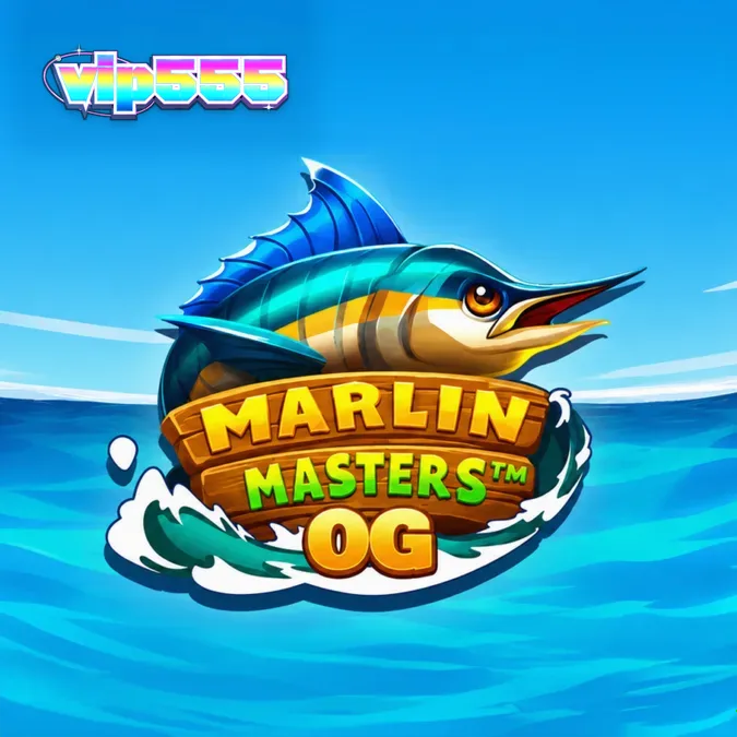 Tampilan visual slot Marlin Masters OG dengan tema memancing